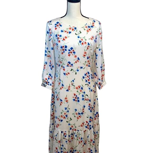 Saltwater Luxe Lottie Floral Boho Maxi Dress Size Medium - Picture 3 of 9